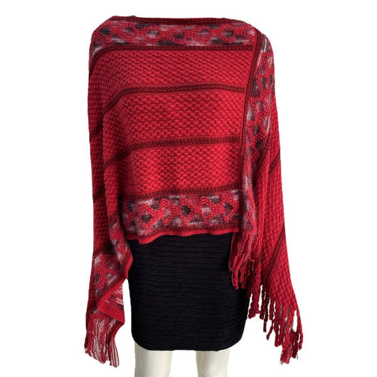 Chal Pullover Étnico con Diseño de Diamantes - Image 28