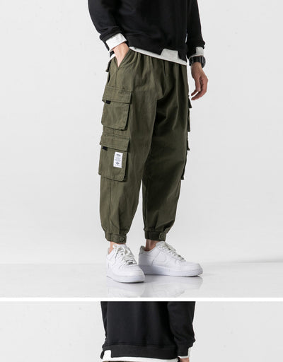Pantalones Militares Tapered de Algodón Japonés para Hombre - Image 11
