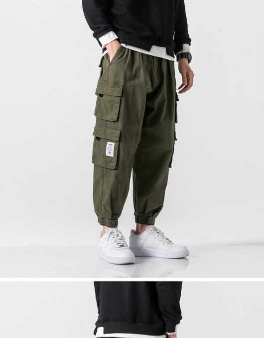 Pantalones Militares Tapered de Algodón Japonés para Hombre - Image 11