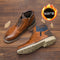 Botas Martin para Hombre con Acabado Pulido y Terciopelo Cálido