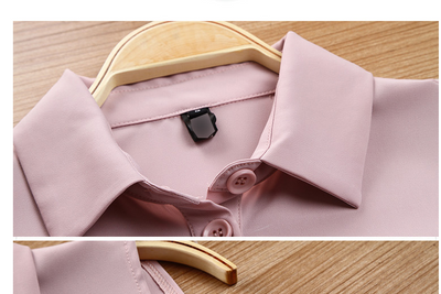 Traje Ejecutivo Tres Piezas para Mujer - Blusa Chiffon y Pantalón Slim - Image 10