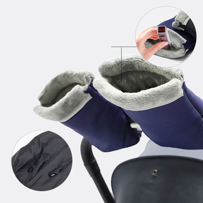 Guantes Térmicos Impermeables para Cochecito de Bebé - Protección Contra el Frío Extremo - Image 5