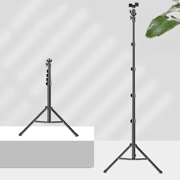 Soporte Telescópico con Luz LED para Transmisiones en Vivo