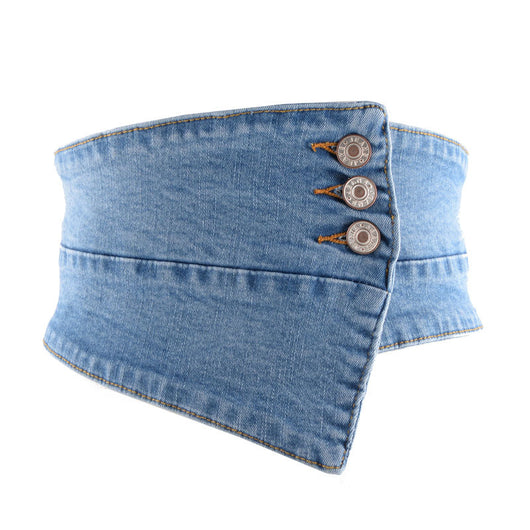 Corset de Mezclilla Elástica para Mujer - Versátil y Moldeable - Image 8
