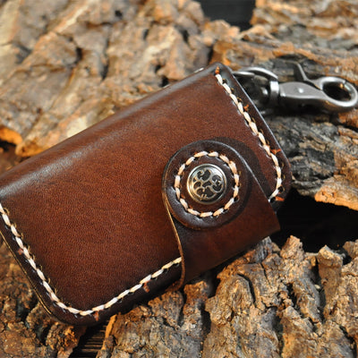 Estuche para Llaves de Cuero Genuino Hecho a Mano - Image 8