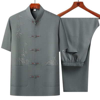 Camisa de Manga Corta Ice Silk para Hombre - Image 2