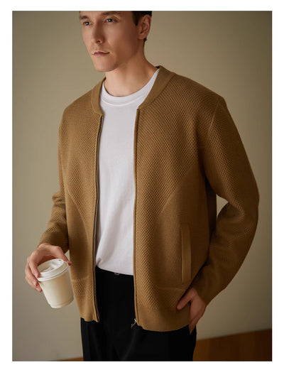 Cardigan de Lana Suelta para Hombre - Estilo Casual y Versátil - Image 5
