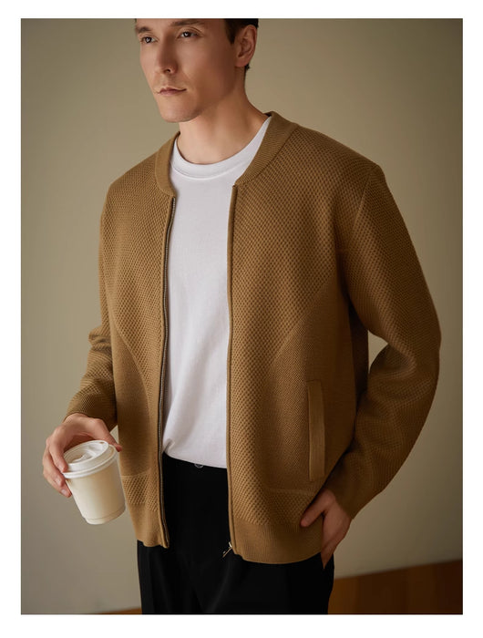Cardigan de Lana Suelta para Hombre - Estilo Casual y Versátil - Image 5