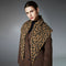 Chal Triangular Reversible con Estampado Leopardo - Colección Otoño Invierno