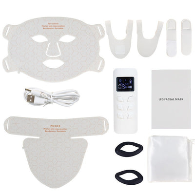 Máscara Facial LED de Fototerapia Multicolor para Rejuvenecimiento - Image 8