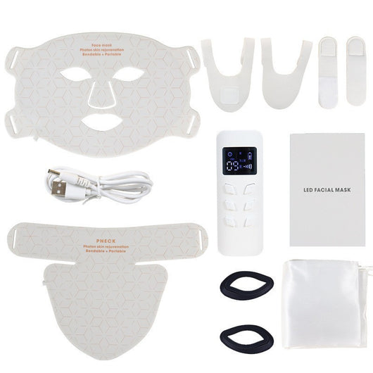 Máscara Facial LED de Fototerapia Multicolor para Rejuvenecimiento - Image 8