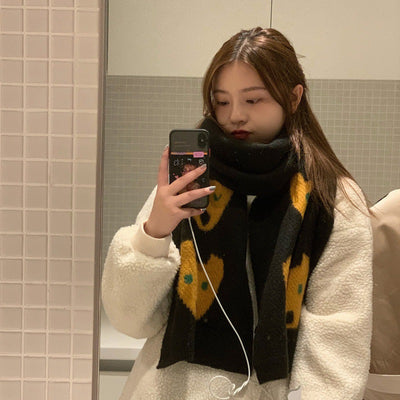 Bufanda Oso Kawaii Japonés para Mujer - Suave, Cálida y Versátil - Image 2