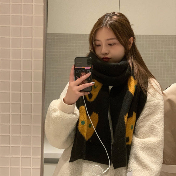 Bufanda Oso Kawaii Japonés para Mujer - Suave, Cálida y Versátil