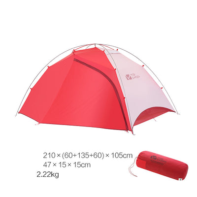 Tienda de Campaña Alpinista 3 Estaciones con Doble Techo, Marco de Aluminio Resistente a Viento y Lluvia - Image 9