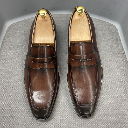 Mocasines de Cuero Italiano Clásico para Negocios - Image 10