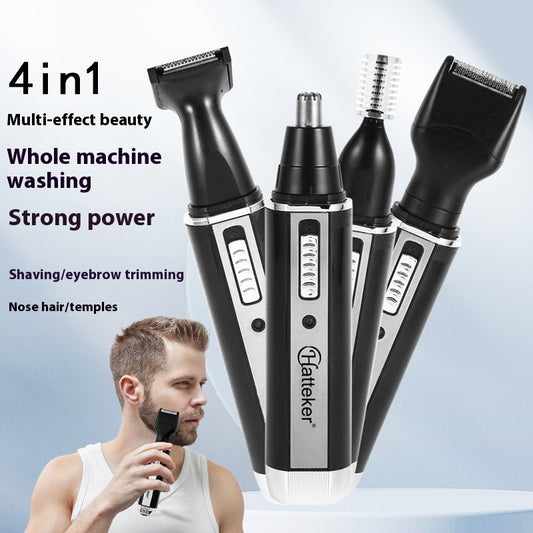 Trimmer Multifunción 4 en 1 para Nariz, Cejas y Vello Facial
