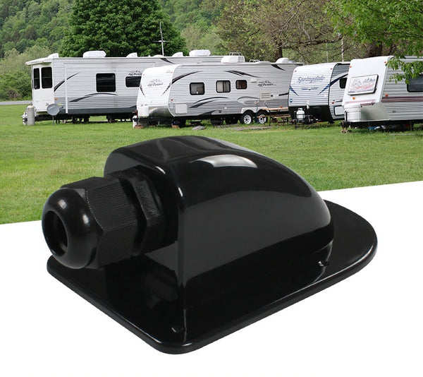 Caja de Conexión Impermeable para Paneles Solares RV - Soporte ABS Doble Orificio