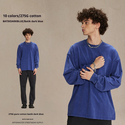 Camiseta de Algodón Suelta Casual Cuello Redondo - Image 7