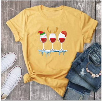 Playera Casual Estampada para Mujer Manga Corta - Image 13