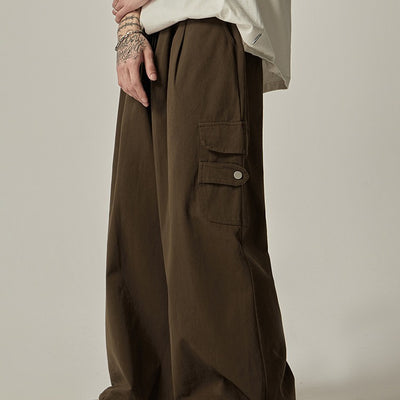 Pantalones Rectos Amplios de Diseño Trendy para Hombre - Versátiles y Cómodos