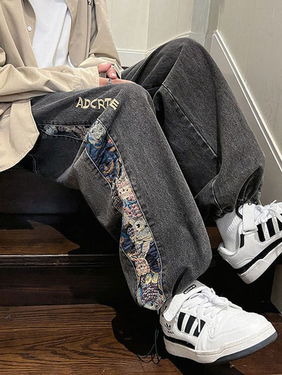 Jeans Holgados de Moda Urbana para Hombre - Diseño Parejas Casual Otoño - Image 4