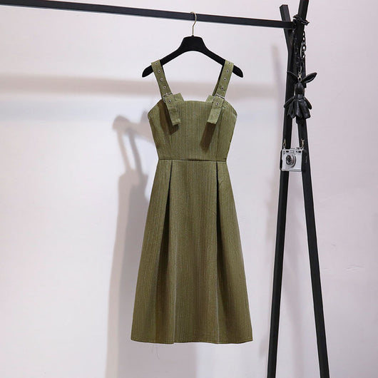 Conjunto de Dos Piezas con Blusa Manga Larga y Falda Delgada - Image 3
