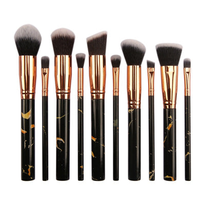 Set de 10 Brochas de Mármol para Maquillaje Profesional - Image 6
