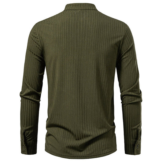 Playera Casual de Manga Larga con Cordón Ajustable para Hombre - Image 22