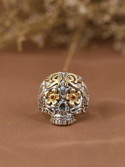 Anillo de Plata S925 Vintage Ajustable para Hombre - Image 8
