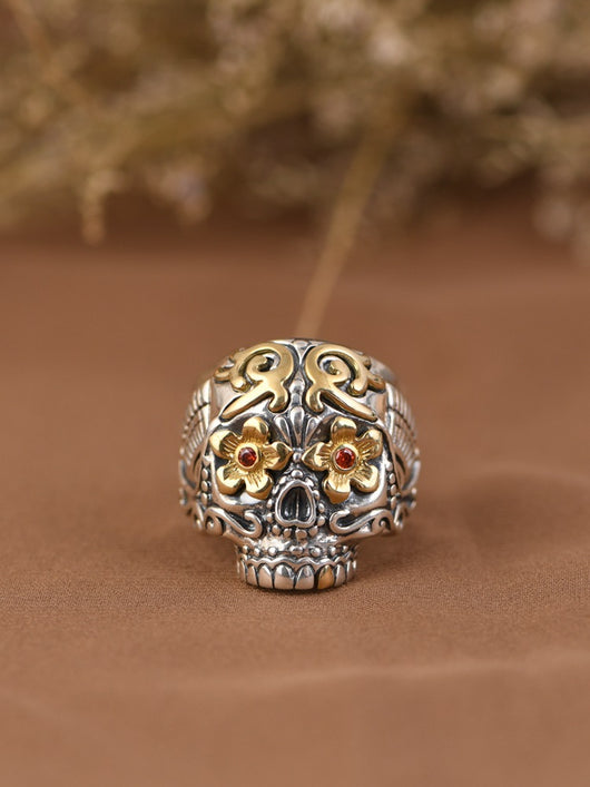Anillo de Plata S925 Vintage Ajustable para Hombre - Image 8