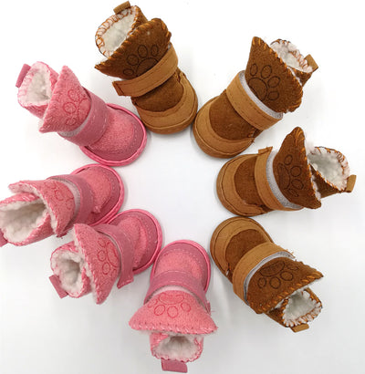 Botines para Perros de Piel de Cordero - Zapatos Cálidos para Nieve - Image 17