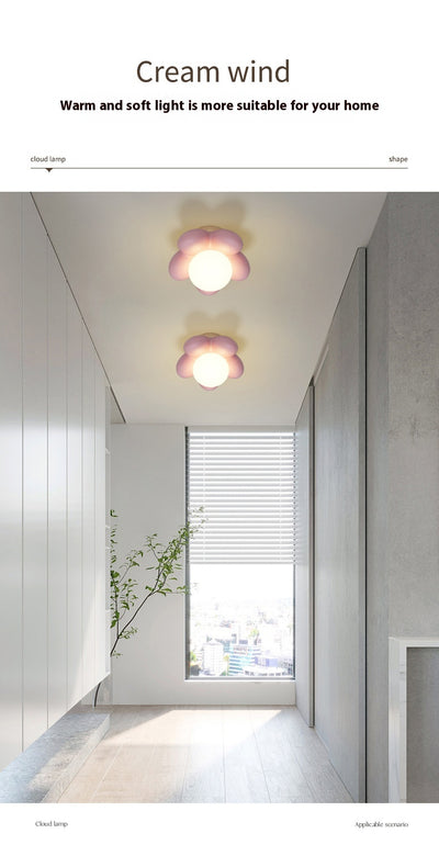 Lámpara de Pared Infantil Flor - Luz Moderna Estilo Crema para Dormitorio - Image 10