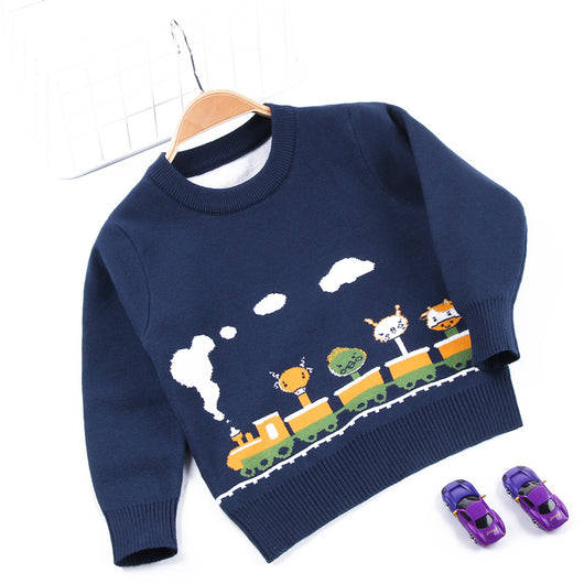 Abrigo de Lana Infantil Diseño Tren de Dos Pisos - Image 18