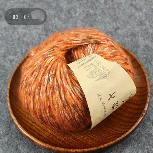 Hilo de Lana Multicolor para Crochet Artesanal - Ovillo Mediano Grueso - Image 5