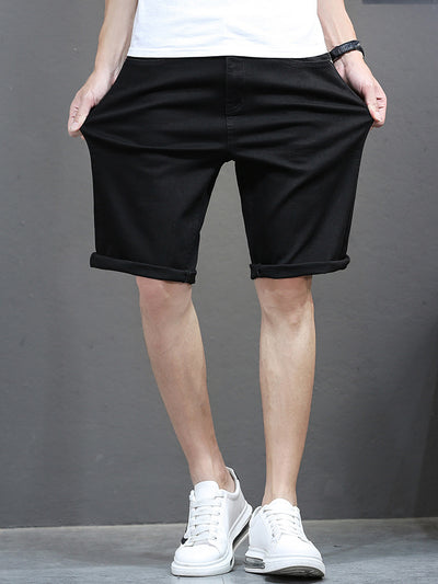 Pantalones Casuales de Tela Elástica con Cintura Ajustable para Hombre - Image 5