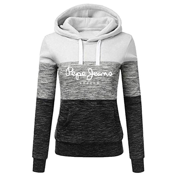 Sudadera Estampada con Costuras para Mujer