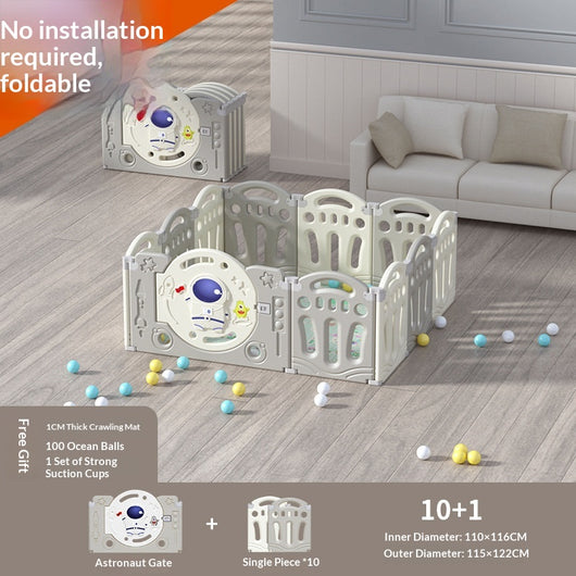 Tapete de Gateo y Corral de Juego para Niños - Image 3