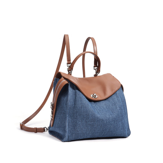 Mochila Cómoda Estilo Coreano Jean Lazy Backpack - Image 2