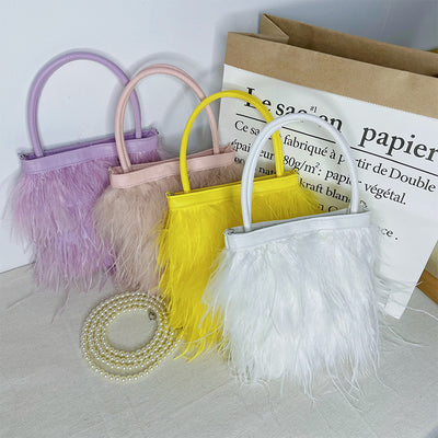 Bolso Mensajero de Perlas con Cadena para Mujer - Image 7