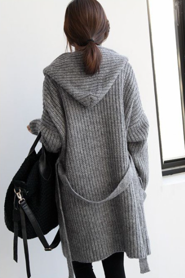 Abrigo Sudadera con Capucha Ancho y Suelto para Mujer - Image 12