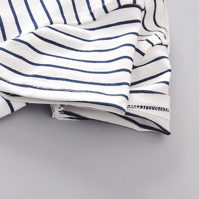 Conjunto Infantil Dos Piezas con Babero - Playera Cuello Redondo Manga Corta - Image 18