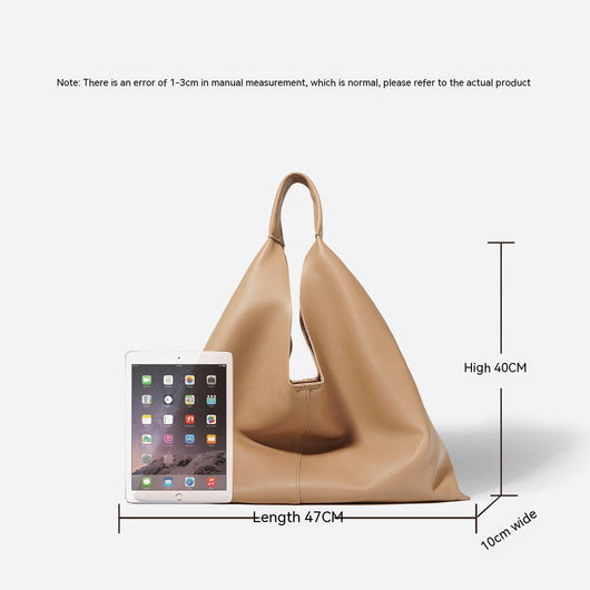 Bolso Tote de Cuero Suave - Bolsa Casual de Hombro Estilo Idle para Mujer - Image 8