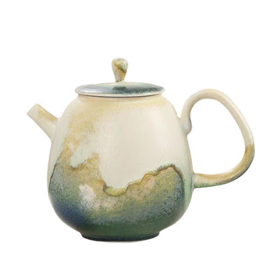 Tetera Artesanal Cerámica Retro Japonesa con Juego de Té - Image 5