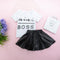 Conjunto Infantil Elegante de Dos Piezas con Manga Corta