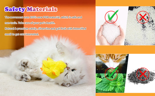 Juguete Interactivo para Gatos con Alas Batientes, Pato Recargable con Sonido - Image 10