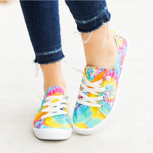 Zapatos Planos Casuales Flores - Estilo Versátil