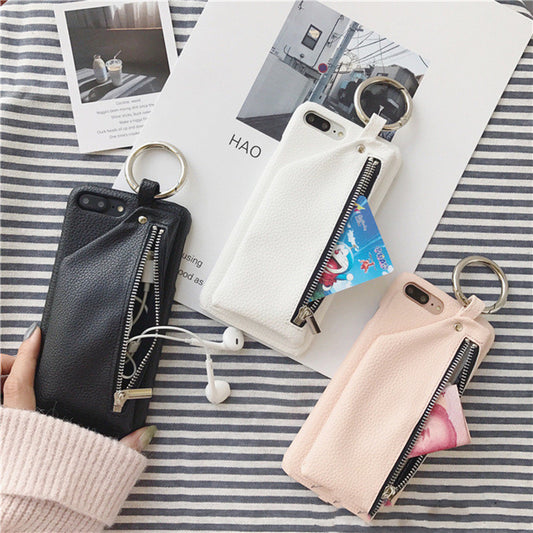 Funda para celular con bolsillo cremallera y diseño personalizado - Image 2
