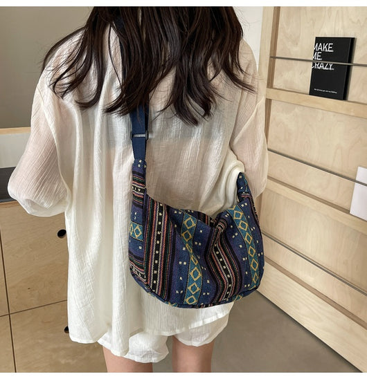 Bolso Bandolera Étnico Dumpling de Gran Capacidad - Estilo Moderno para Mujer - Image 18