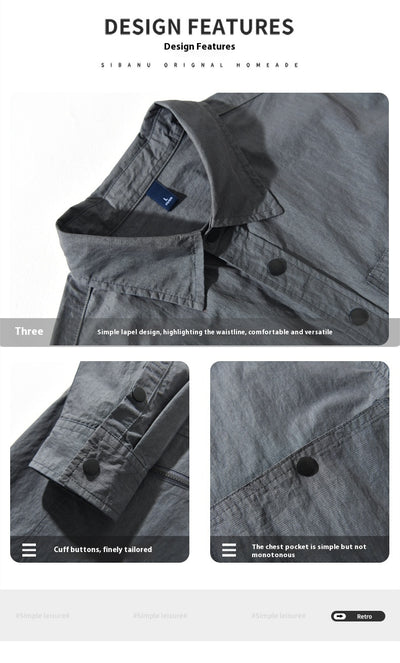 Camisa Casual de Manga Larga para Hombre - Image 8