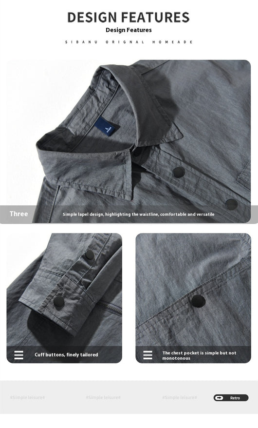 Camisa Casual de Manga Larga para Hombre - Image 8